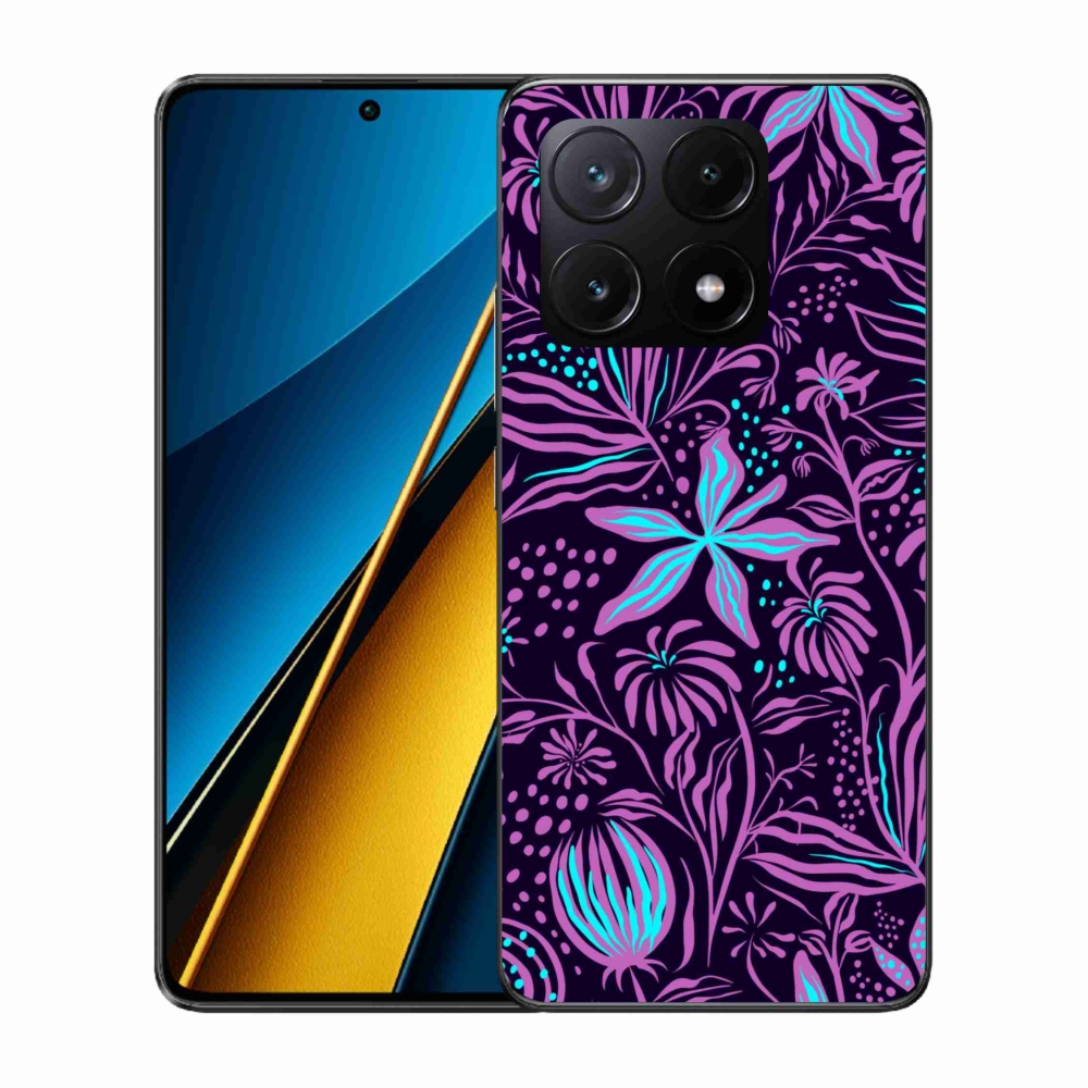 Gélový kryt mmCase na Xiaomi Poco X6 Pro 5G - kvety 2