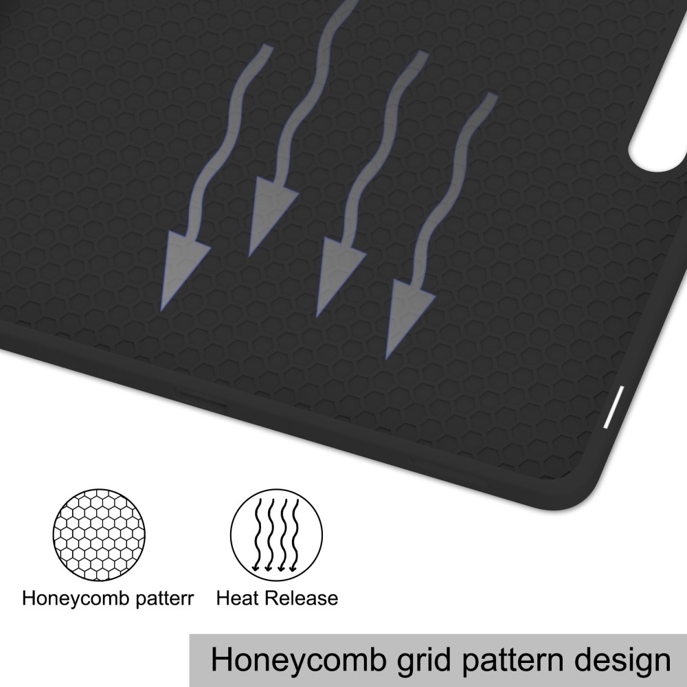 Cases chytré zatváracie púzdro na Samsung Galaxy Tab S10 FE+ - čierne