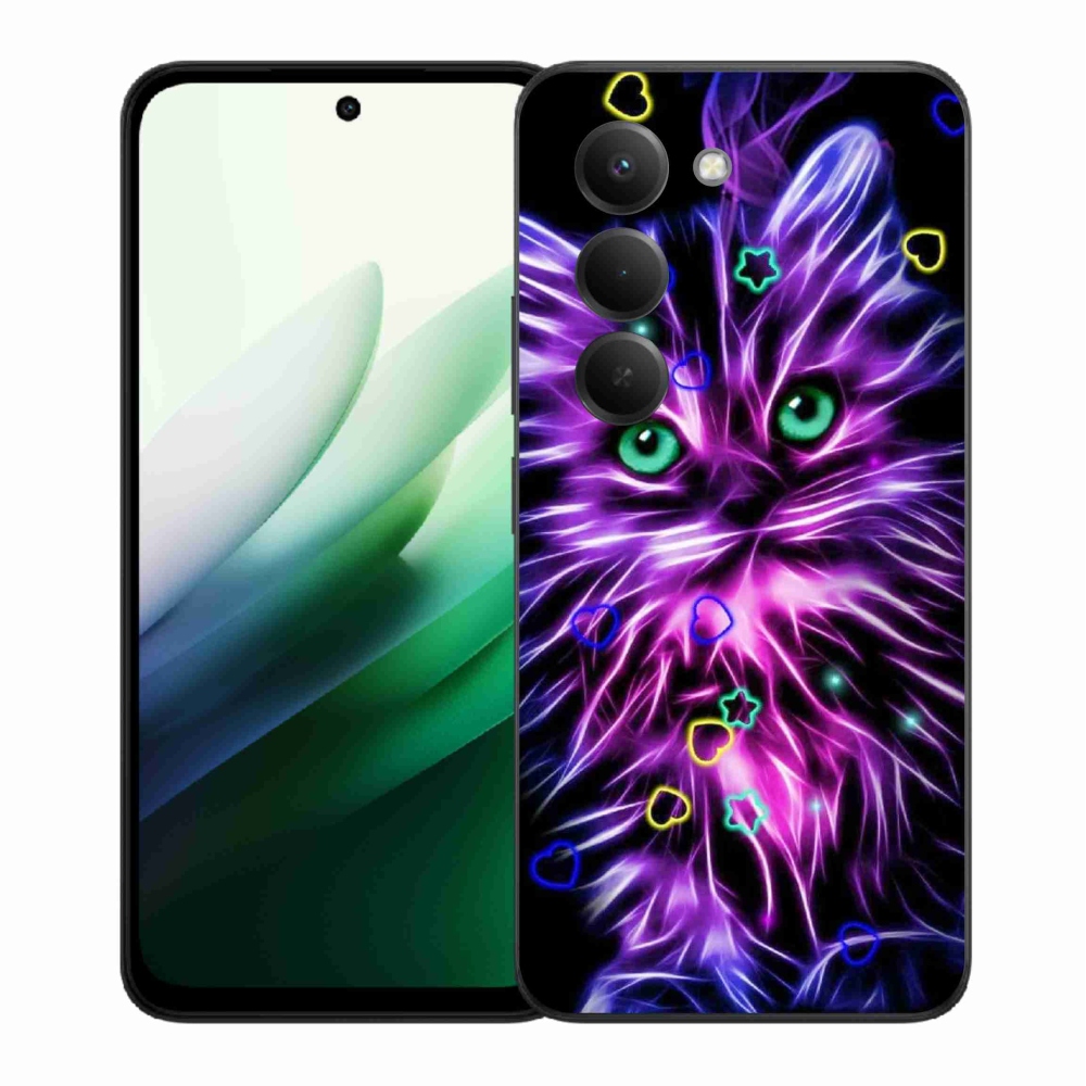 Gélový kryt mmCase na Xiaomi Redmi 15 5G (169mm) - abstraktná mačka