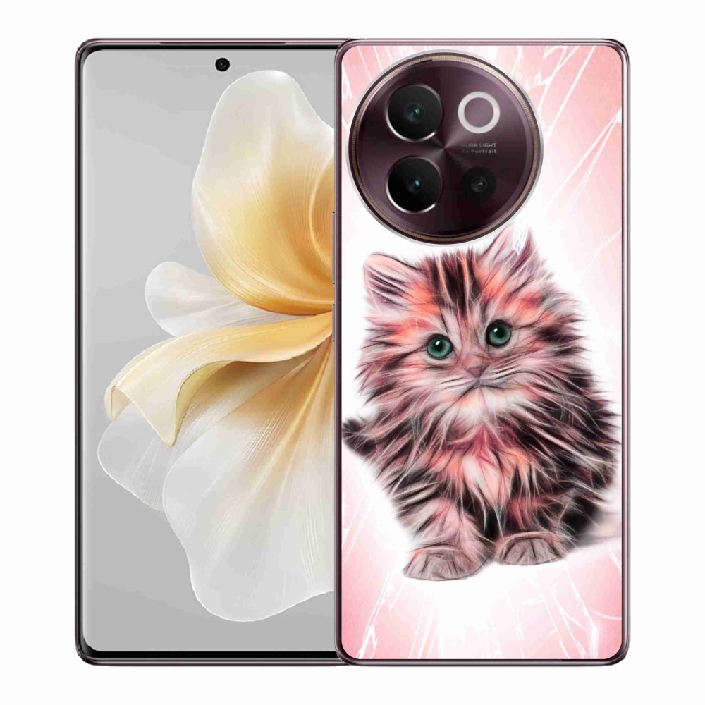 Gélový kryt mmCase na Vivo V40 Lite 5G - roztomilé mačiatko