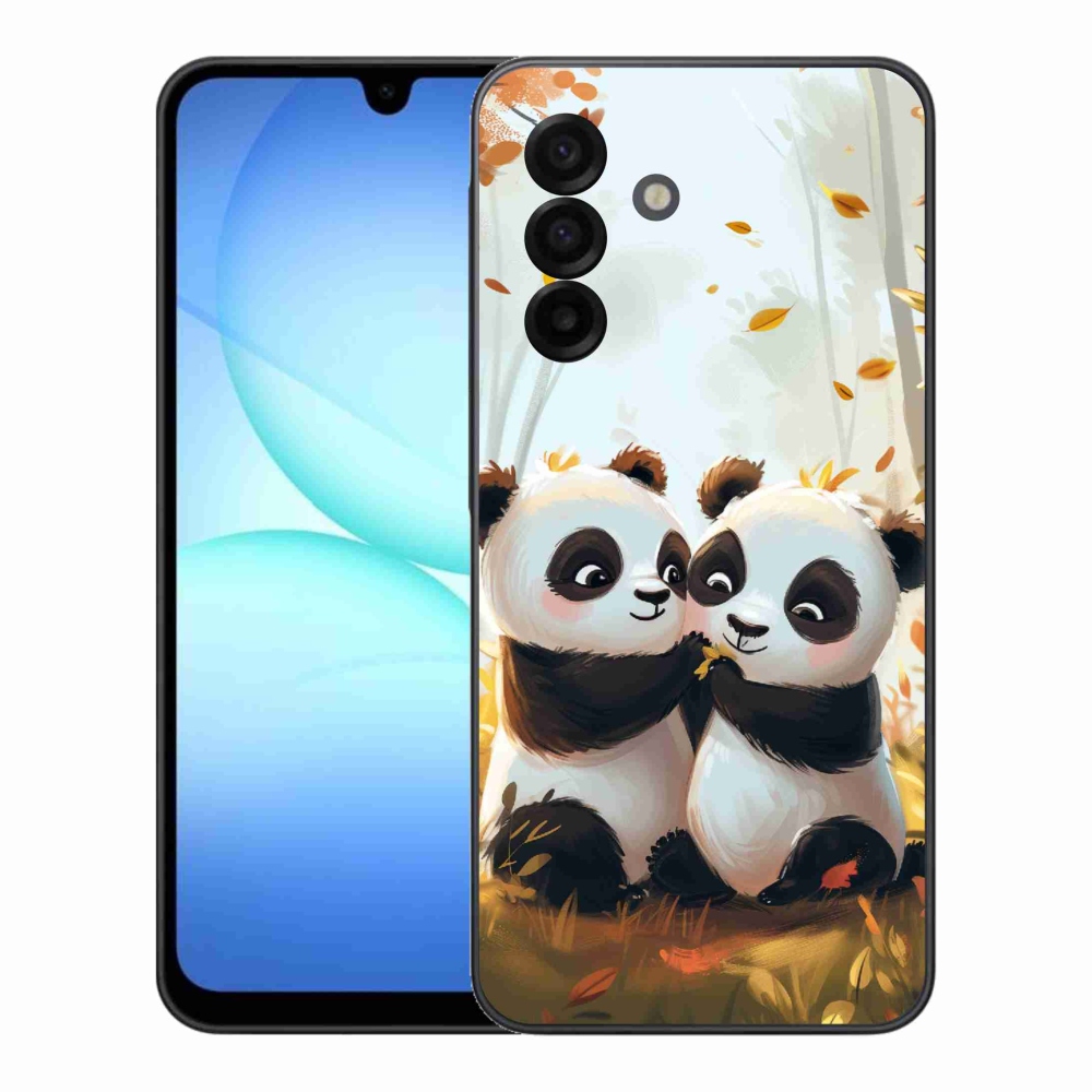 Gélový kryt mmCase na Samsung Galaxy A17 5G - pandy