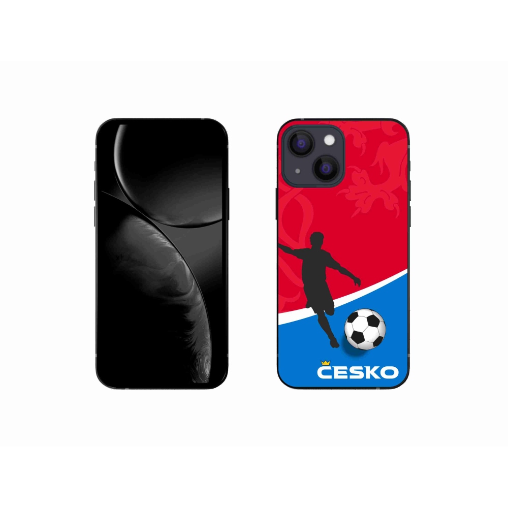 Gélový kryt mmCase na iPhone 13 mini 5.4 - futbal Česko