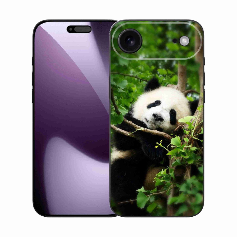 Gélový kryt mmCase na iPhone 17 Air - panda