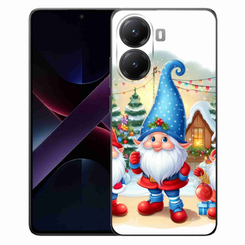 Gélový kryt mmCase na Xiaomi Poco X7 Pro 5G - vianočné škriatkovia