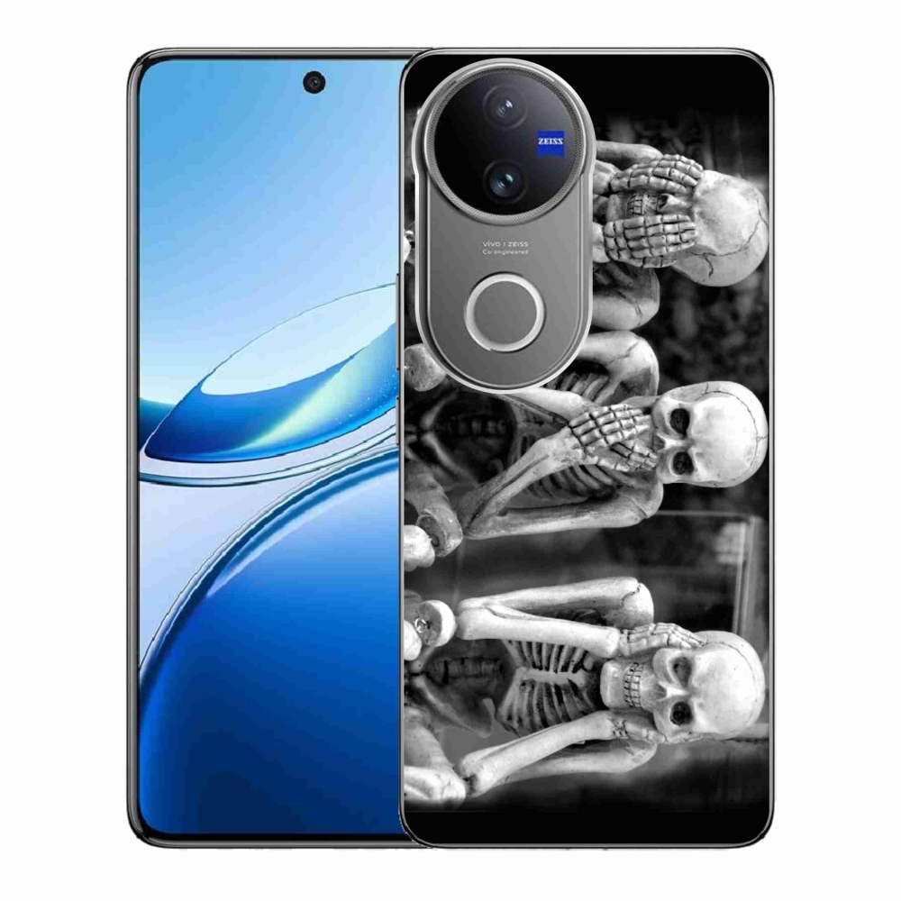 Gélový kryt mmCase na Vivo V50 5G - kostlivci