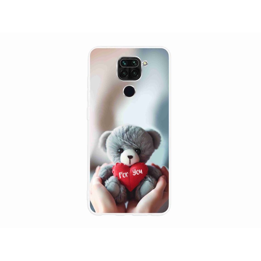 Gélový kryt mmCase na Xiaomi Redmi Note 9 - medvedík pre zamilovaných
