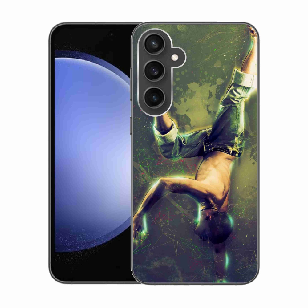 Gélový kryt mmCase na Samsung Galaxy S23 FE - breakdance