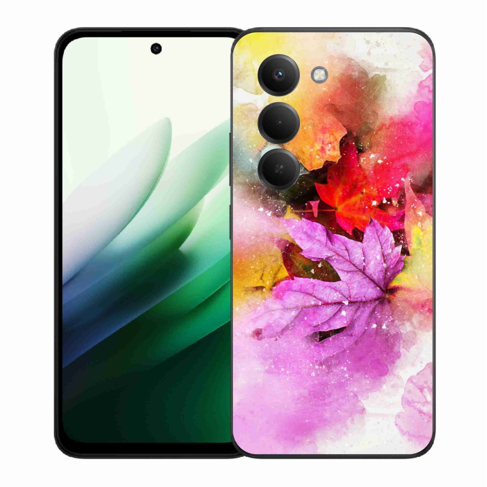 Gélový kryt mmCase na Xiaomi Redmi 15 5G (169mm) - farebné listy