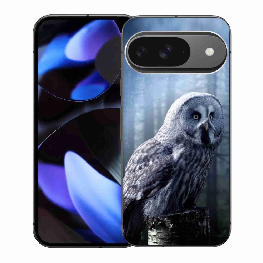Gélový kryt mmCase na Google Pixel 9/9 Pro - sova