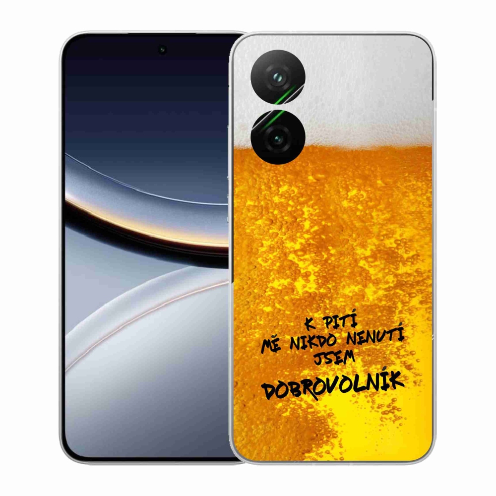 Gélový kryt mmCase na Xiaomi Poco F7 5G - pivný motív 4