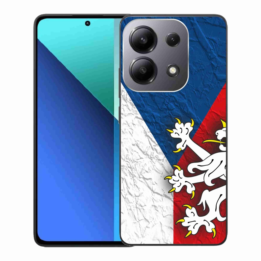 Gélový kryt mmCase na Xiaomi Redmi Note 13 - česká vlajka 1