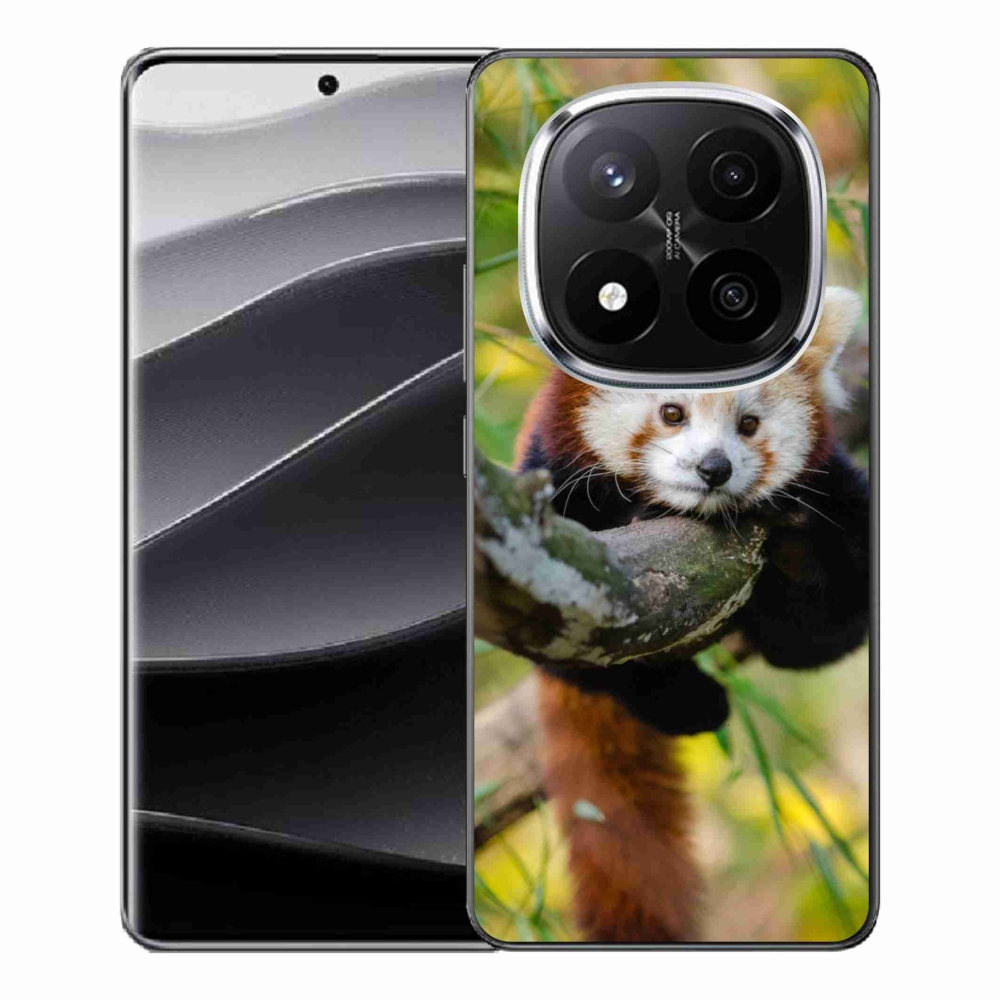 Gélový kryt mmCase na Xiaomi Redmi Note 14 Pro+ 5G - panda červená
