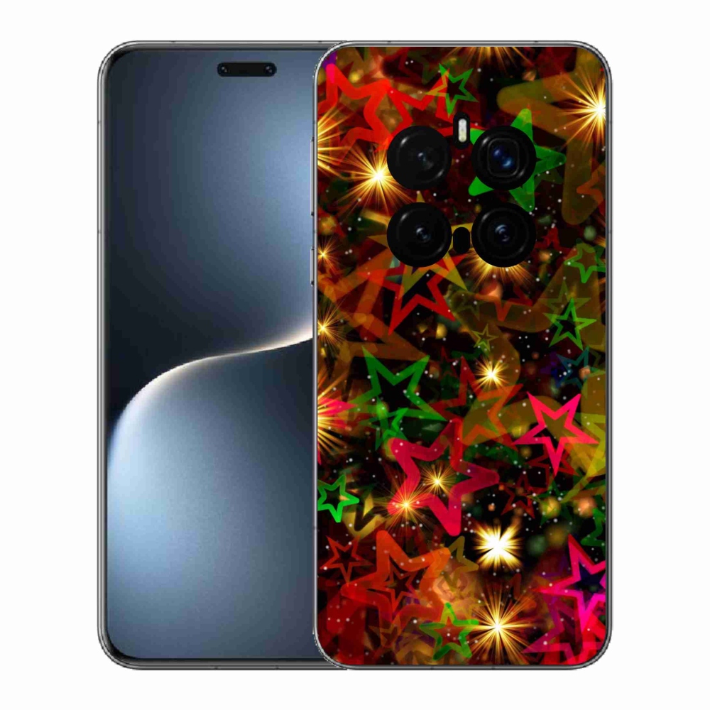 Gélový kryt mmCase na Honor Magic 7 Pro 5G - farebné hviezdičky