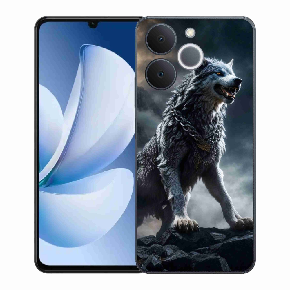 Gélový kryt mmCase na Realme Note 70T - vlk 1