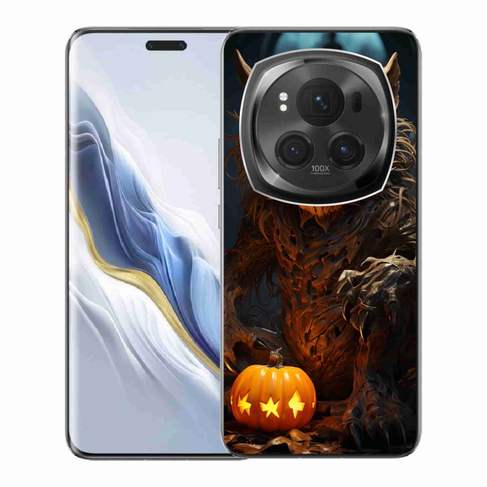 Gélový kryt mmCase na Honor Magic 6 Pro 5G - halloweenska príšera