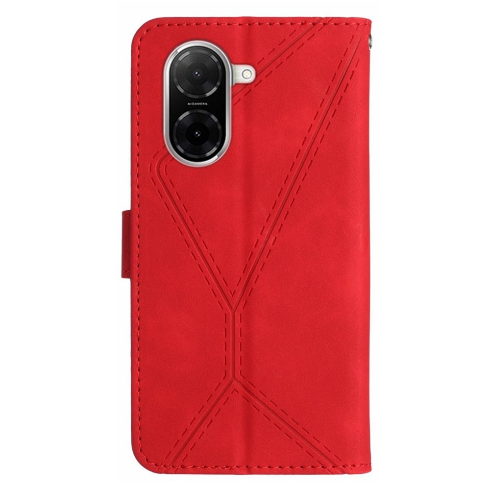 Linesy knižkové púzdro na Xiaomi Redmi A5 - červené