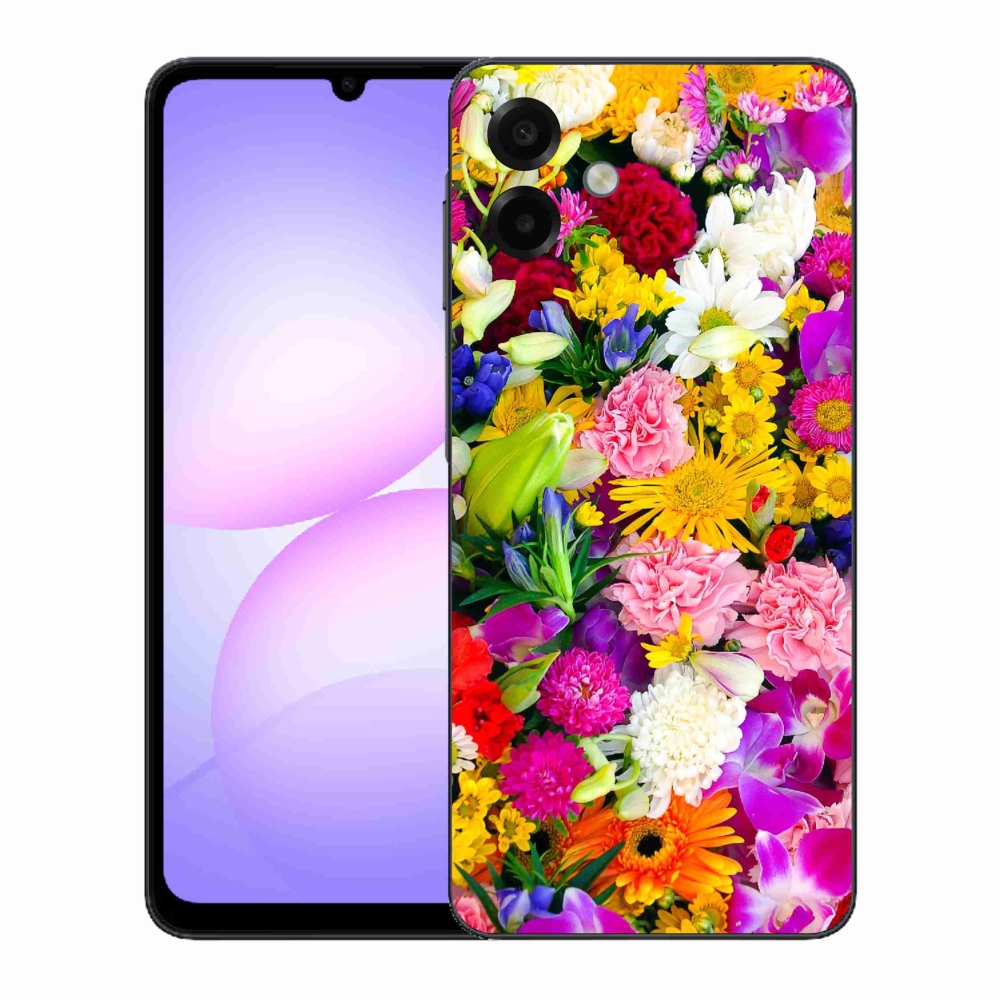 Gélový kryt mmCase na Samsung Galaxy A07 4G - kvety 12