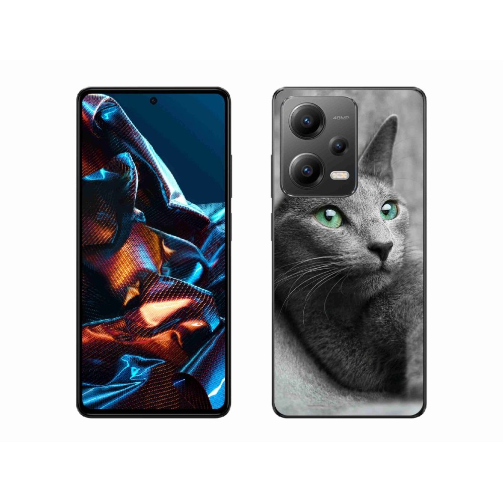 Gélový kryt mmCase na mobil Xiaomi Redmi Note 12 Pro 5G - mačka 2