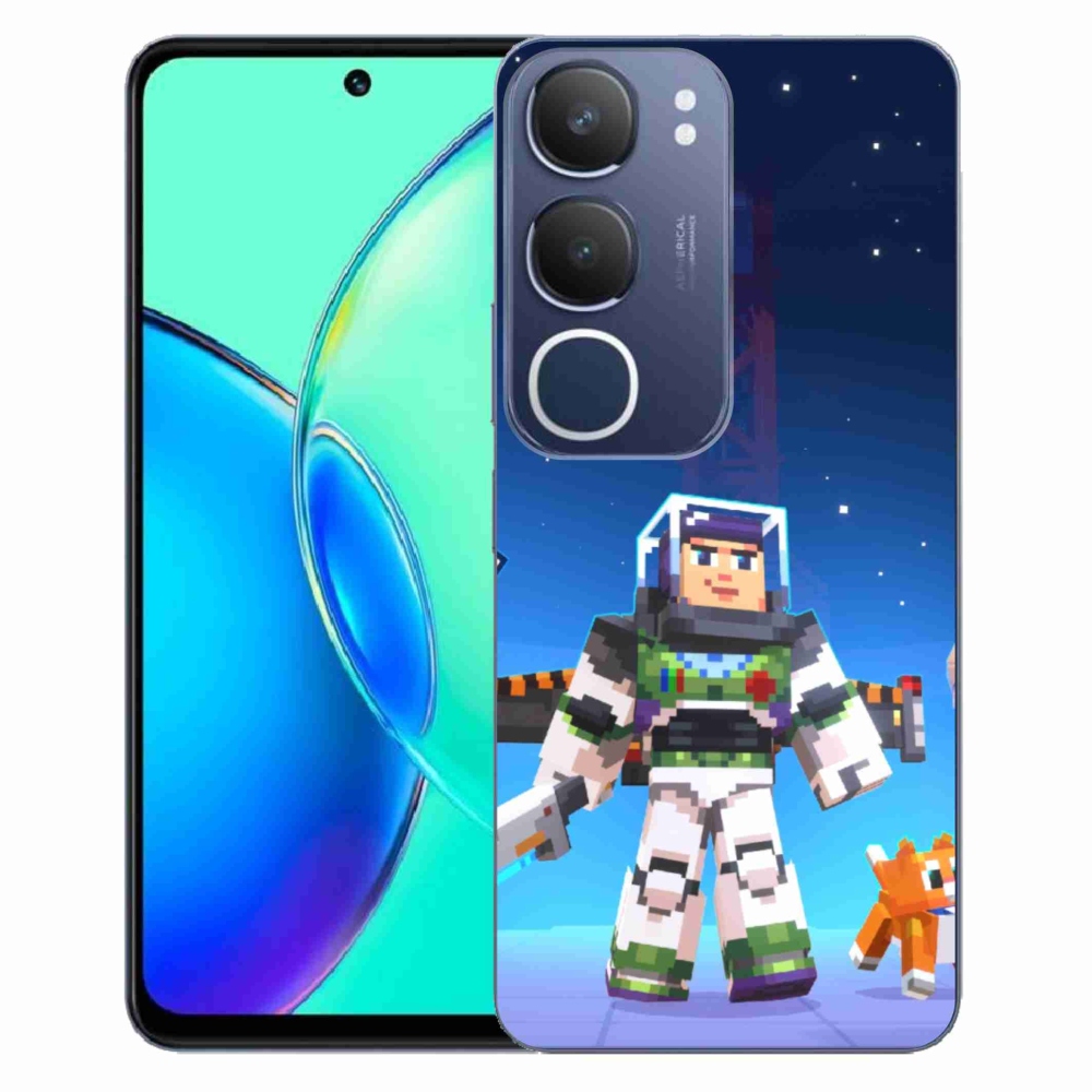 Gélový kryt mmCase na Vivo Y19s - minecraft 2