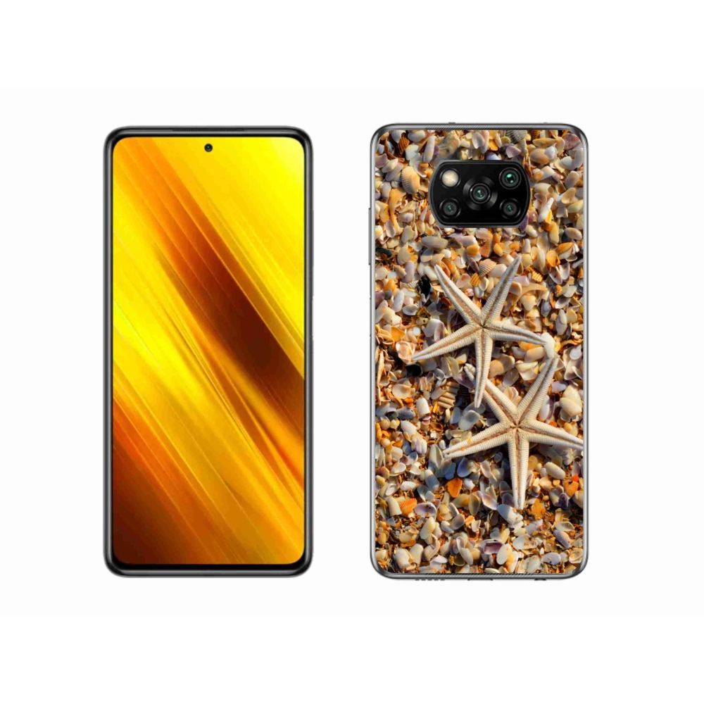 Gélový kryt mmCase na Xiaomi Poco X3 Pro - morské hviezdice