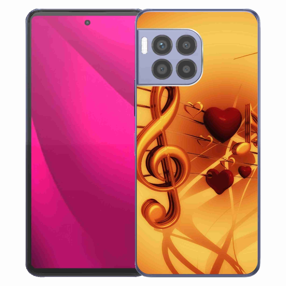 Gélový kryt mmCase na T-Mobile T Phone 2 Pro - noty