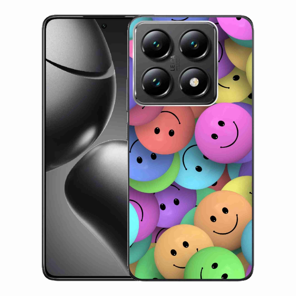 Gélový kryt mmCase na Xiaomi 14T Pro - farební smajlíci