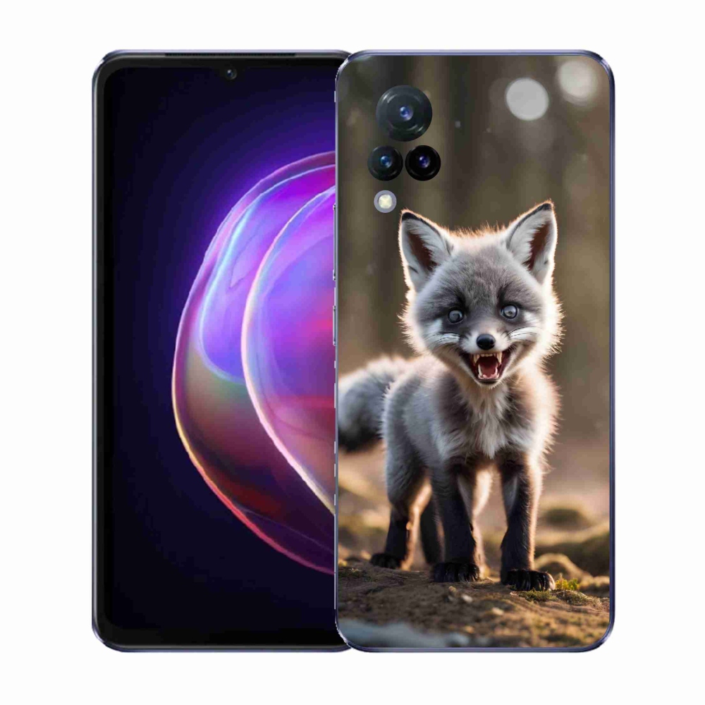 Gélový kryt mmCase na Vivo V21 4G/5G - rozzúrená líška