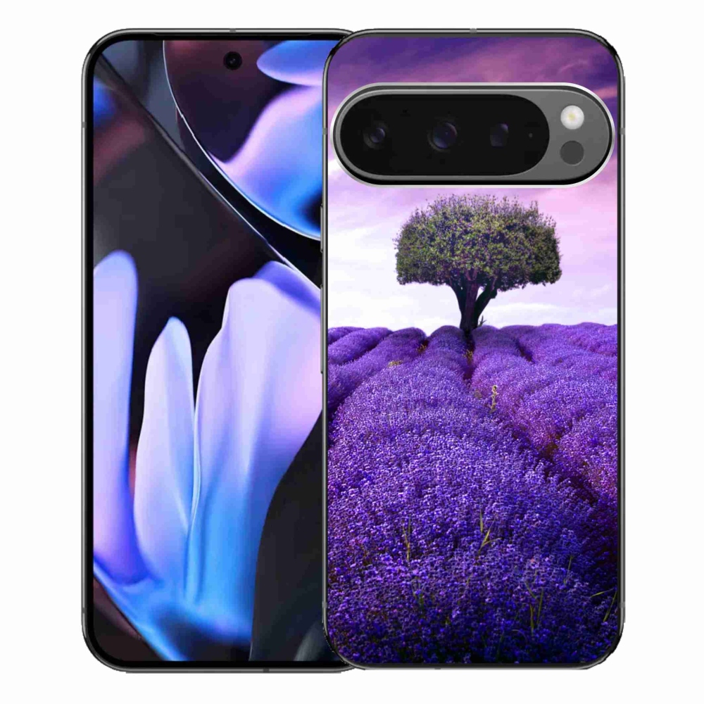 Gélový kryt mmCase na Google Pixel 9 Pro XL - levanduľová lúka