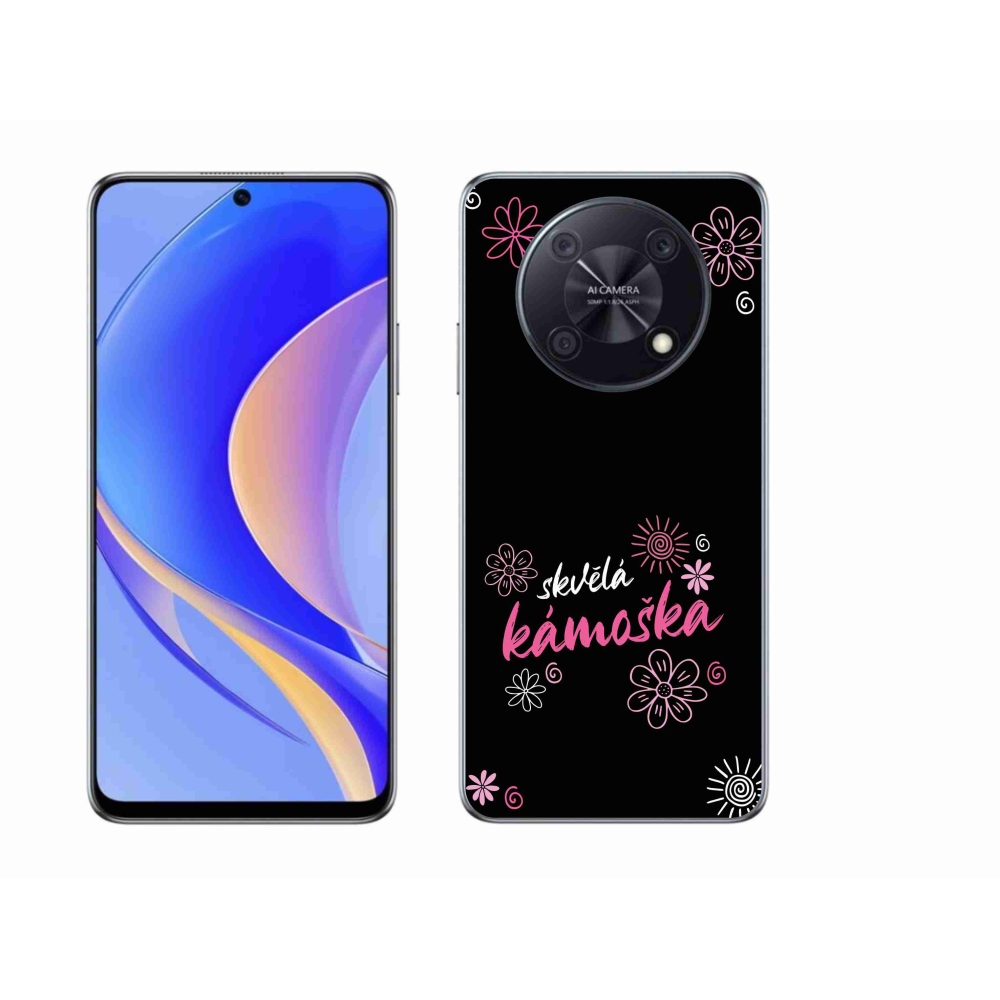 Gélový kryt mmCase na Huawei Nova Y90 - skvelá kamoška čierne pozadie