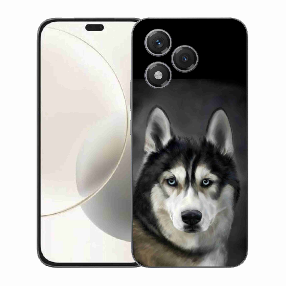 Gélový kryt mmCase na Honor 400 Lite - husky