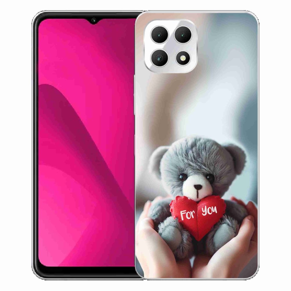 Gélový kryt mmCase na T-Mobile T Phone 2 - medvedík pre zamilovaných