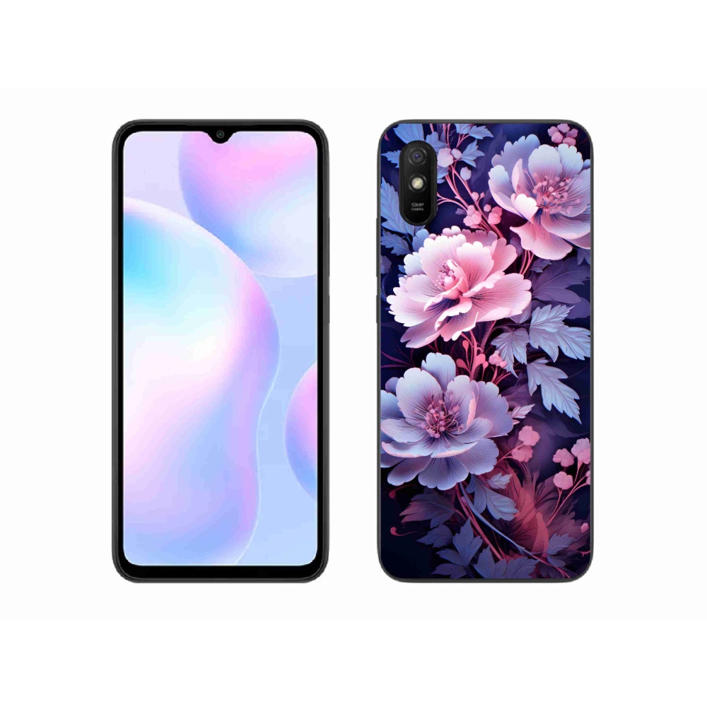 Gélový kryt mmCase na Xiaomi Redmi 9AT - kvety 11