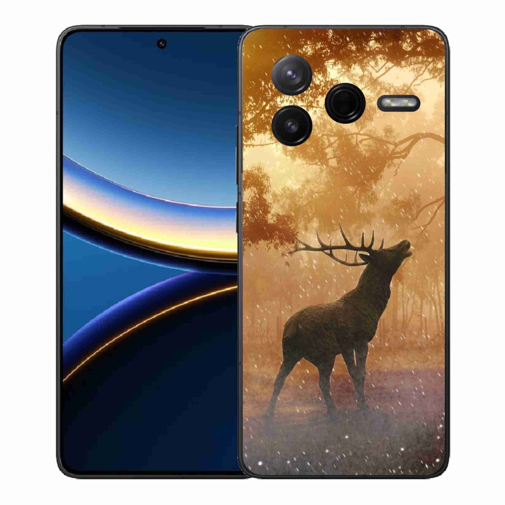 Gélový kryt mmCase na Xiaomi Poco F7 Pro - jeleň v ruji