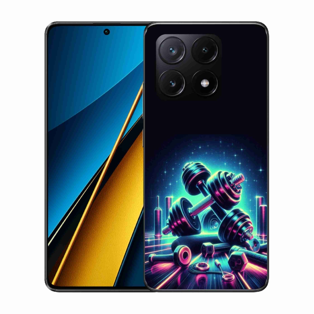 Gélový kryt mmCase na Xiaomi Poco X6 Pro 5G - činky