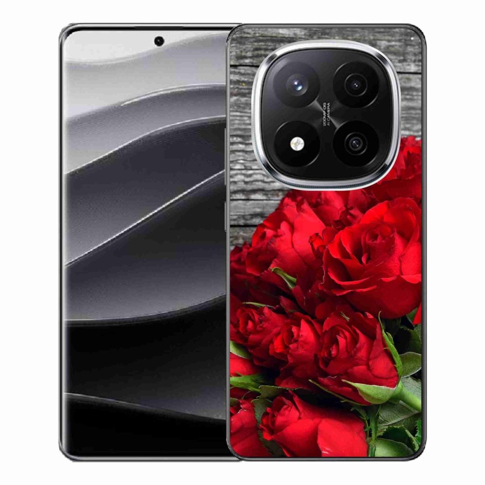 Gélový kryt mmCase na Xiaomi Redmi Note 14 Pro+ 5G - červené ruže