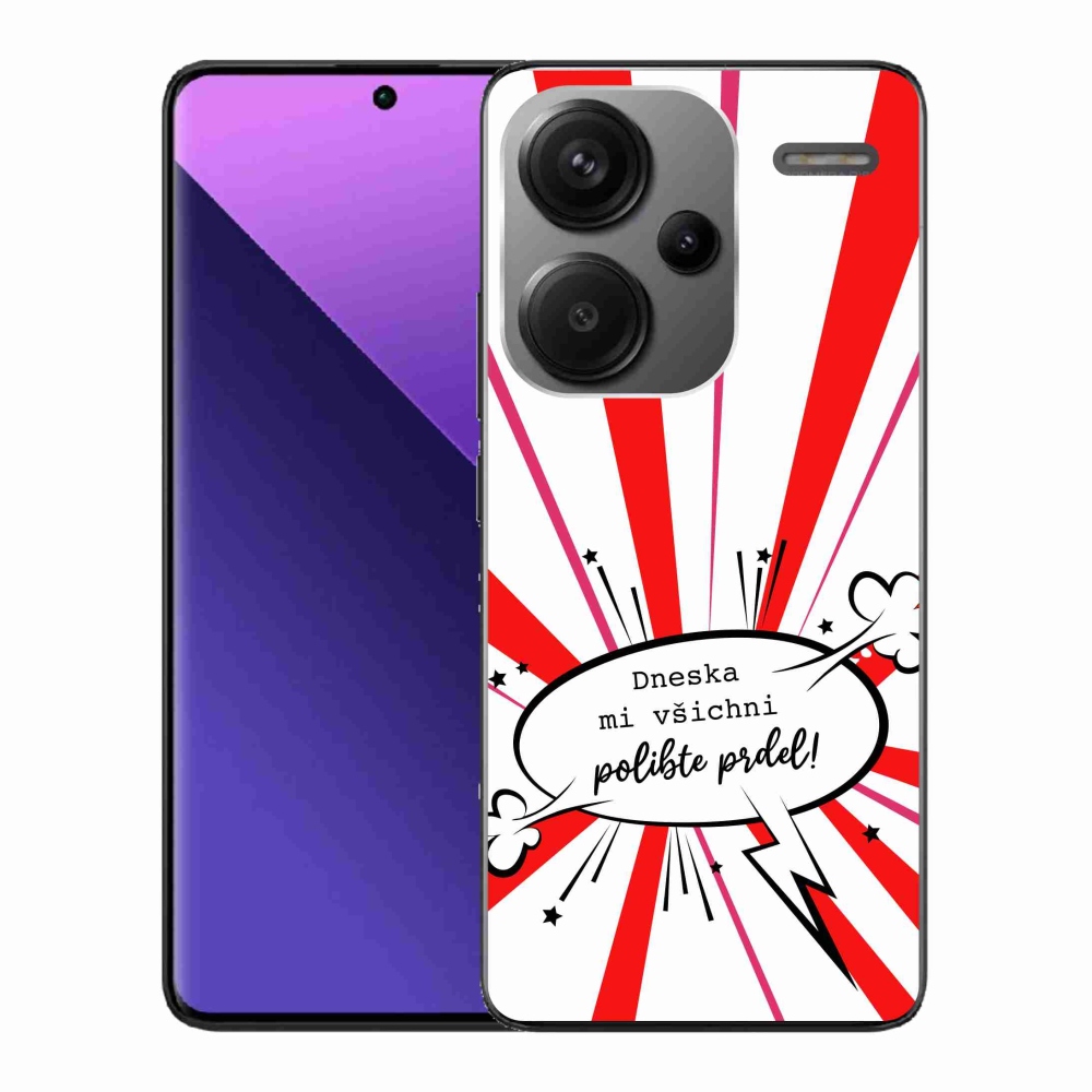 Gélový kryt mmCase na Xiaomi Redmi Note 13 Pro+ 5G - vtipný text 15 biele pozadie