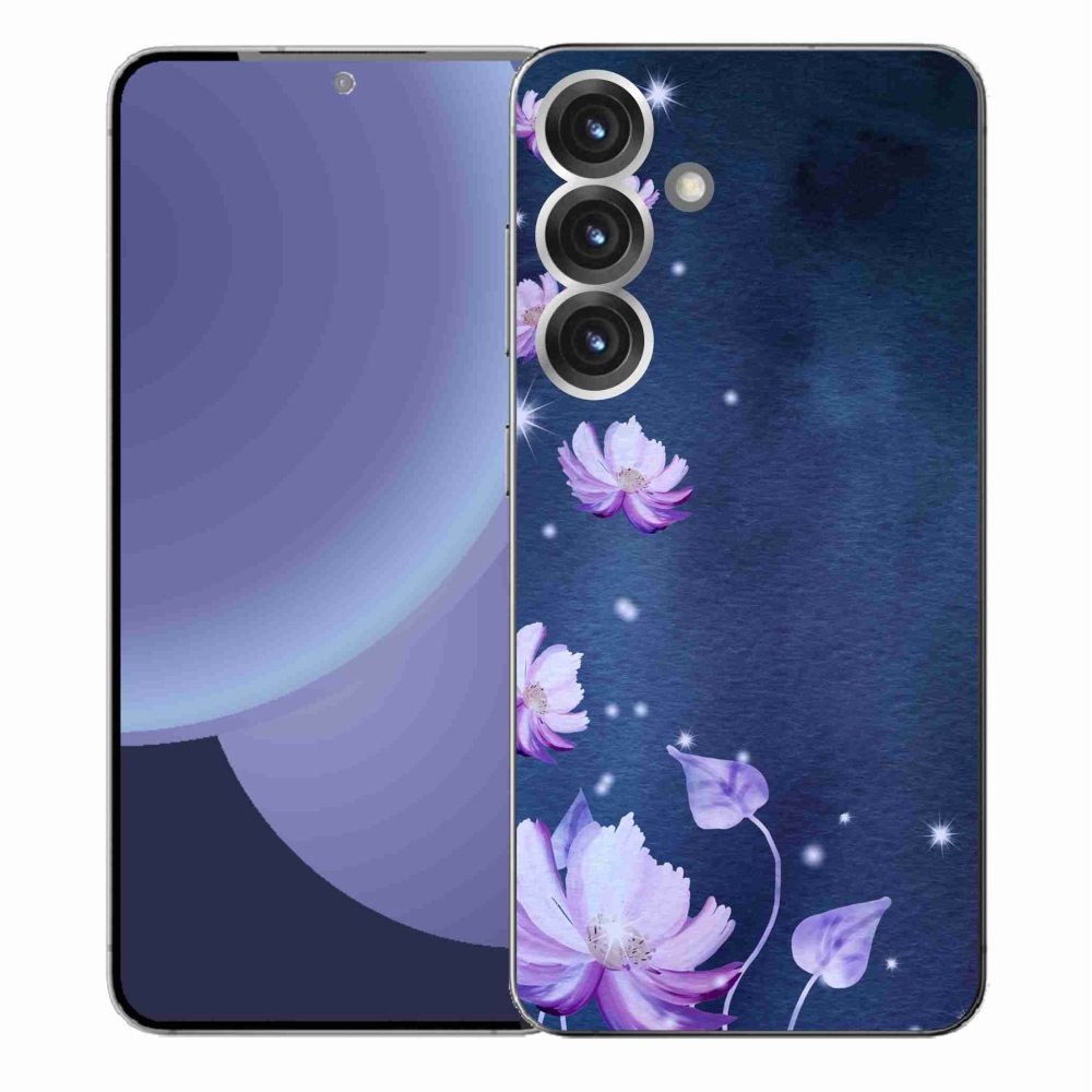 Gélový kryt mmCase na Samsung Galaxy S25+ - padajúce kvety