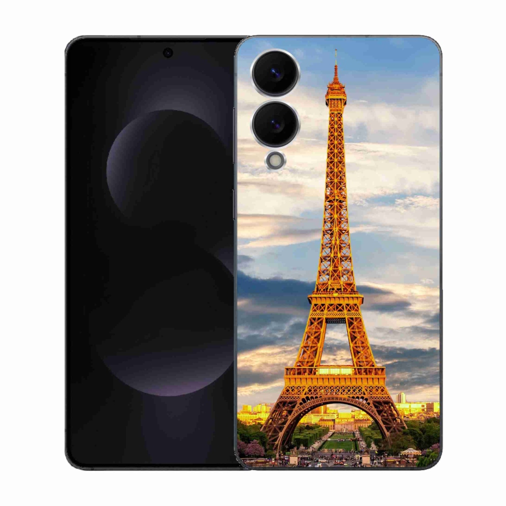 Gélový kryt mmCase na Samsung Galaxy S25 Edge - eiffelova veža 3