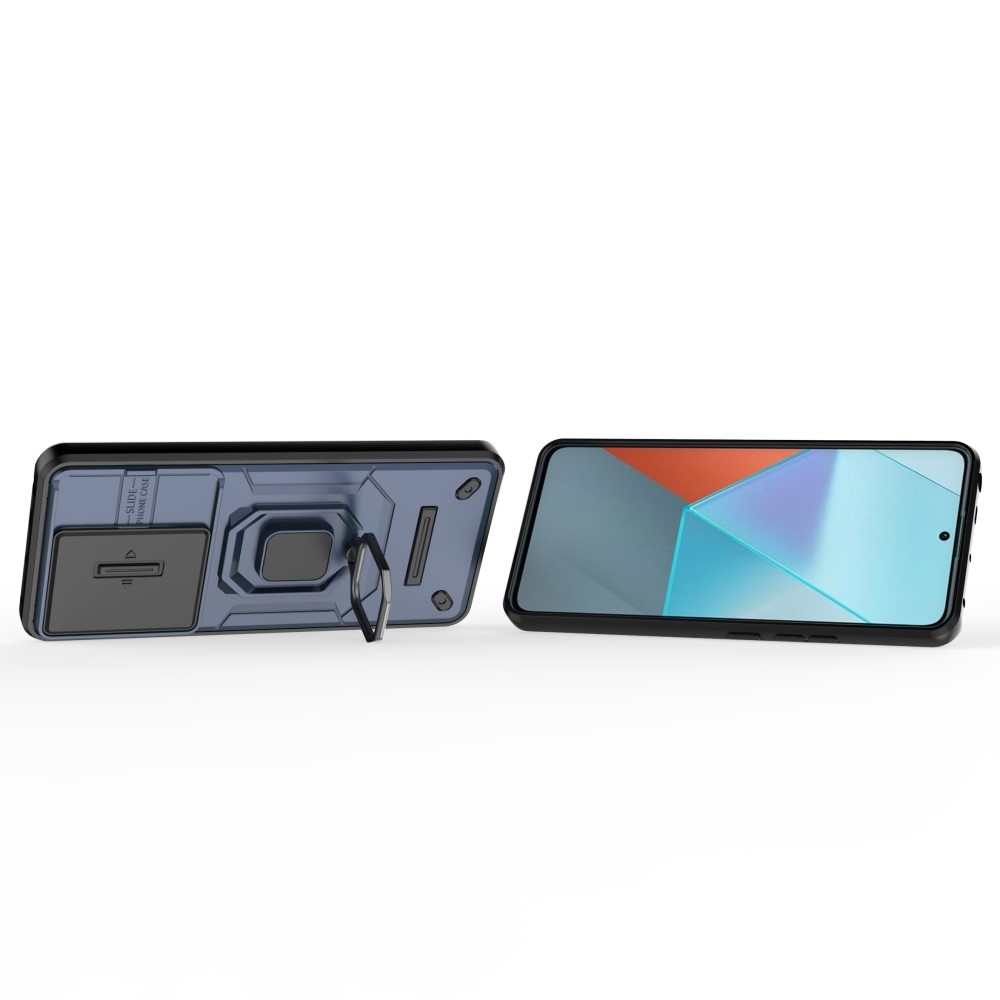 Lens odolný hybridný kryt na Xiaomi Redmi Note 13 Pro 5G/Poco X6 5G - modrý