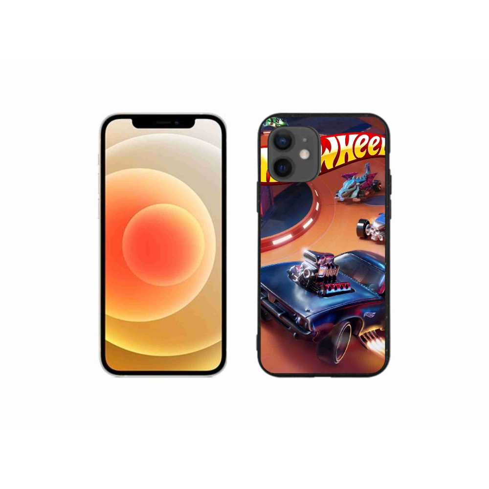 Gélový kryt mmCase na iPhone 12 mini - hot wheels