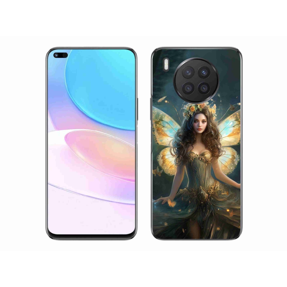 Gélový kryt mmCase na Huawei Nova 8i - motýlia žena