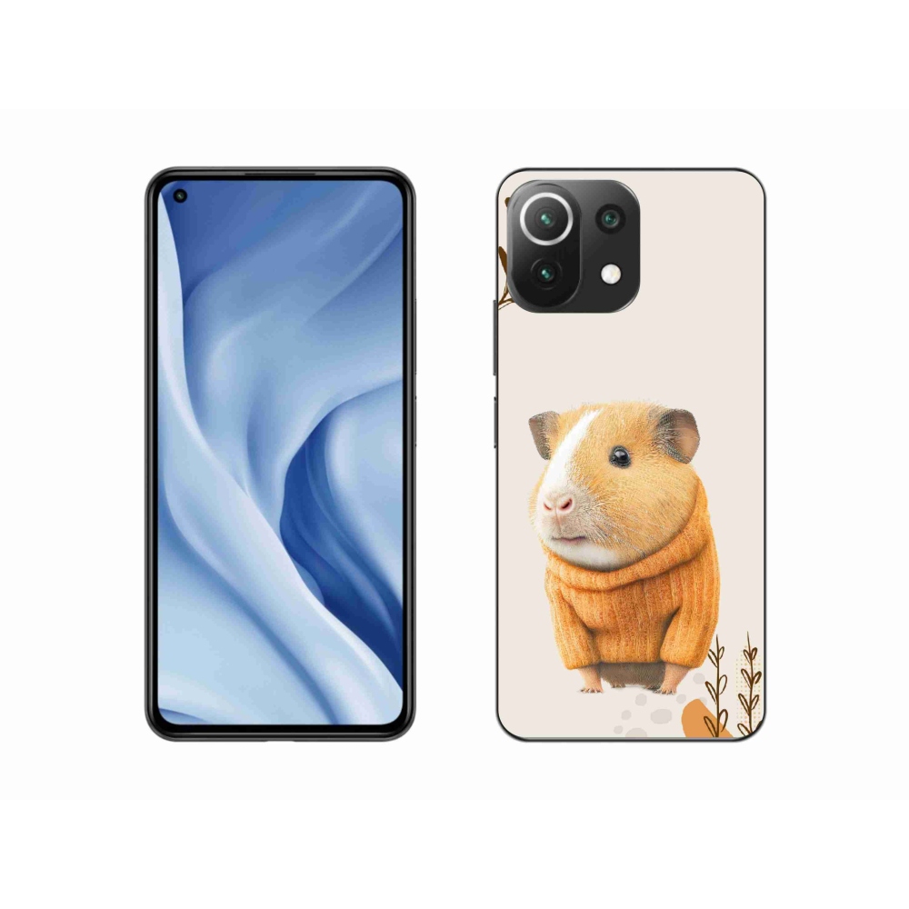 Gélový kryt mmCase na Xiaomi 11 Lite 5G NE - morča vo svetri