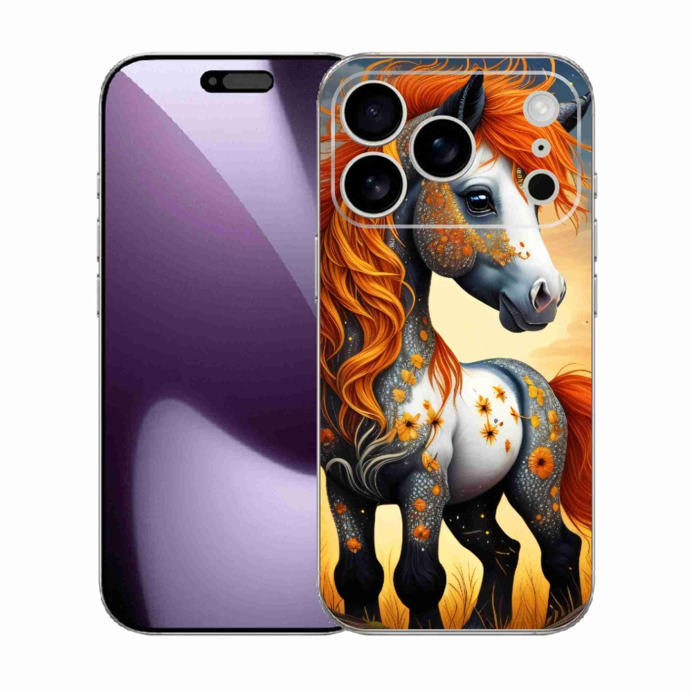 Gélový kryt mmCase na iPhone 17 Pro - farebný poník