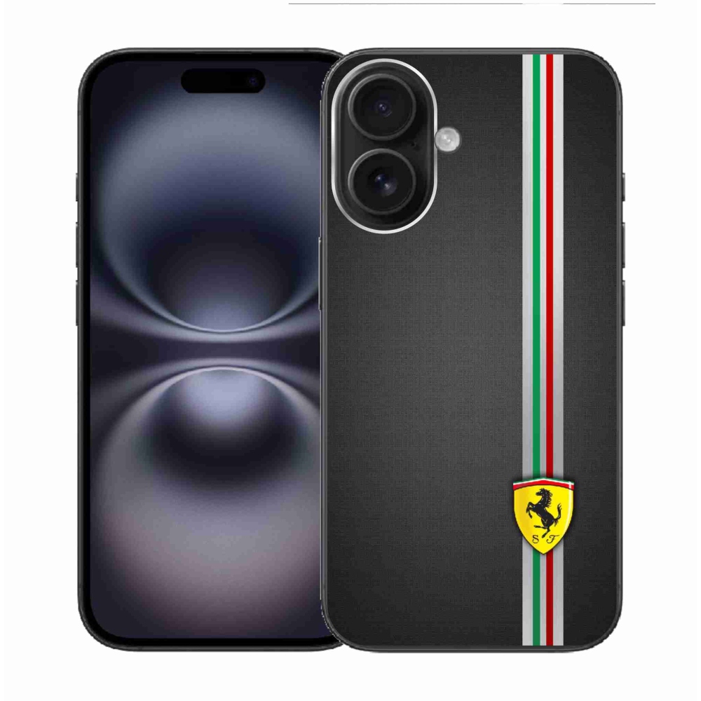 Gélový kryt mmCase na iPhone 16 - ferrari 1