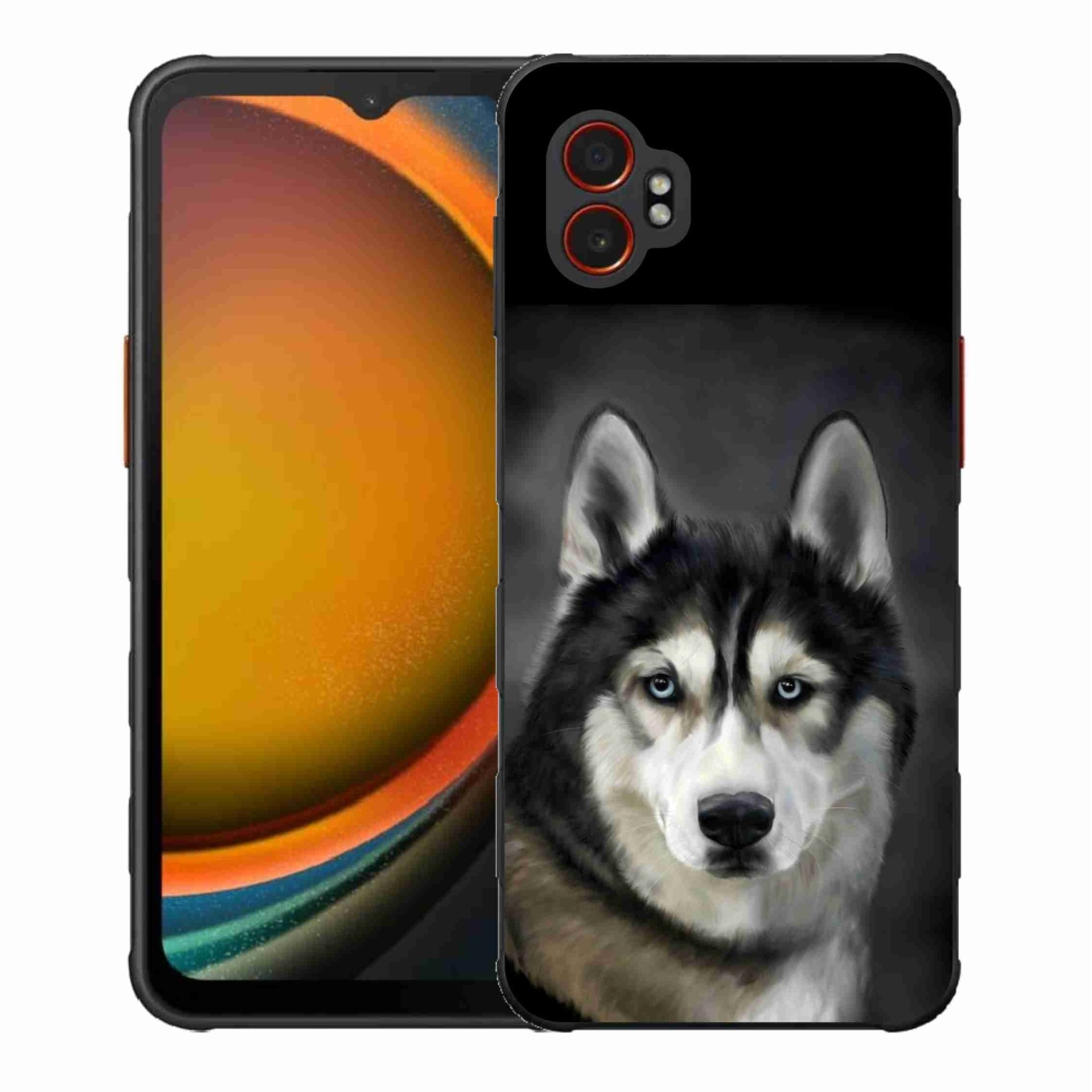 Gélový kryt mmCase na Samsung Galaxy Xcover 7 Pro - husky