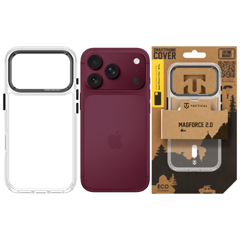 Tactical MagForce 2.0 Puzdro pre Apple iPhone 17 Pro/18 Pro – čierne