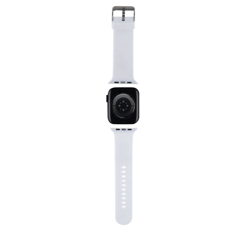 Karl Lagerfeld Choupette Head NFT Remienok pre Apple Watch 38/40/41 White
