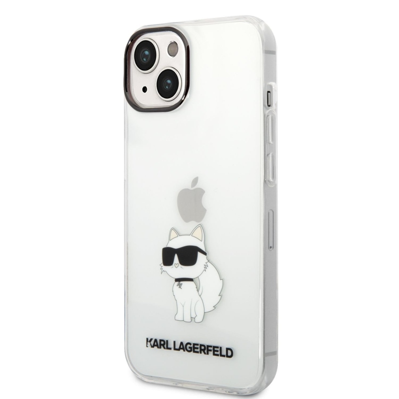 Karl Lagerfeld IML Choupette NFT Zadní Kryt pro iPhone 14 Plus - průhledný