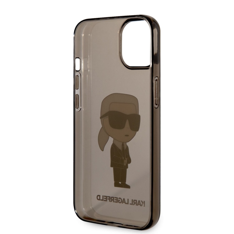 Karl Lagerfeld IML Ikonik NFT zadní kryt pro iPhone 14 Plus černý