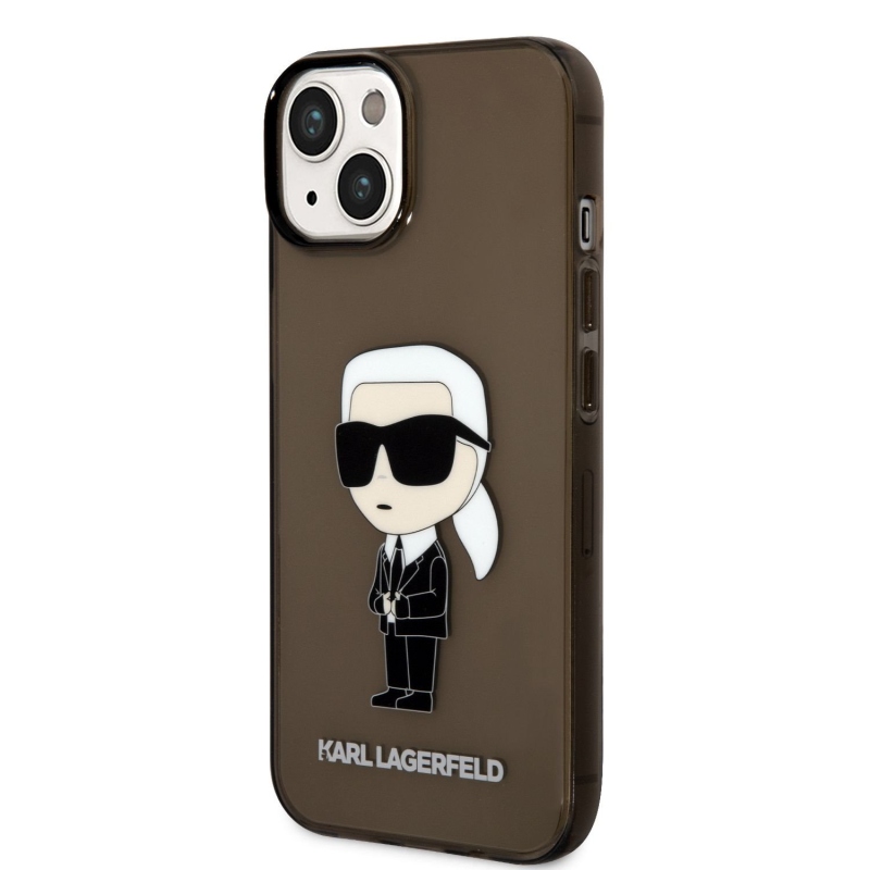 Karl Lagerfeld IML Ikonik NFT zadní kryt pro iPhone 14 Plus černý